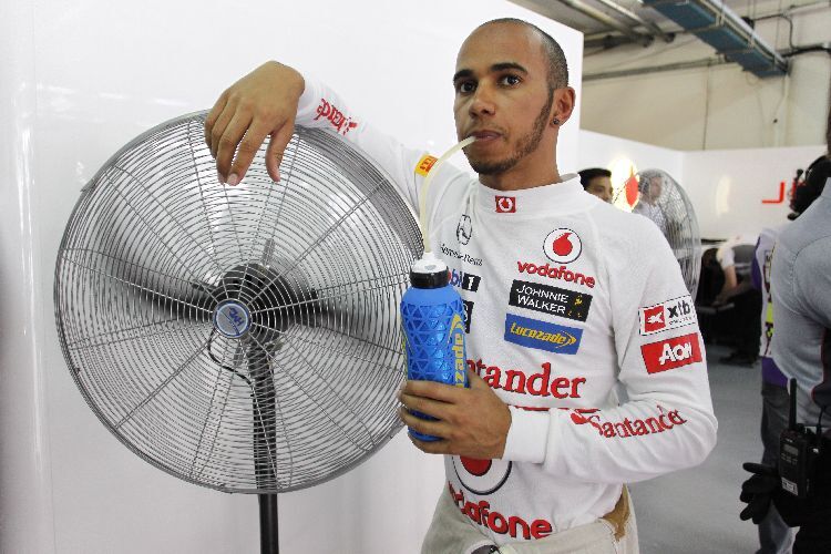 Lewis Hamilton entspannt sich noch ein wenig