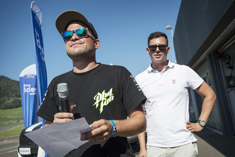 Pacemaker: Ford-Rennprofis Philipp Lietz und Marco Schöbel machten die Fahrer richtig heiß auf Speed