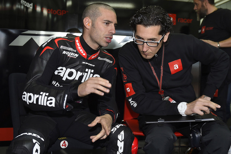 Marco Melandri beim MotoGP-Test im November in Valencia