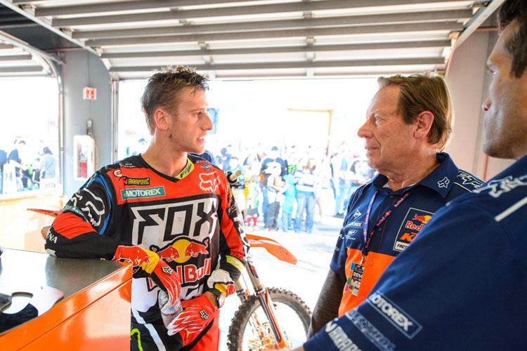 Ken Roczen und Teammanager Roger DeCoster haben beide Suzuki-Vergangenheit: Kehrt der Thüringer nach vier KTM-Jahren zurück?