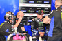 Zum ersten Mal sitzt Silvano Galbusera (Zweiter von links) auf der Boxenseite von Maverick Viñales