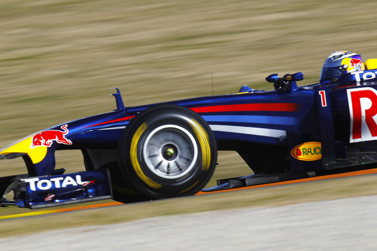 Pirellireifen am Red Bull-Renault