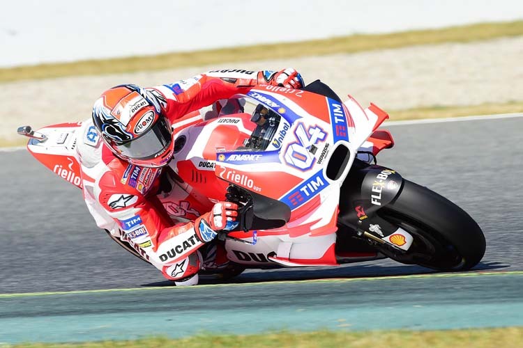 Andrea Dovizioso auf der Ducati Desmosedici GP