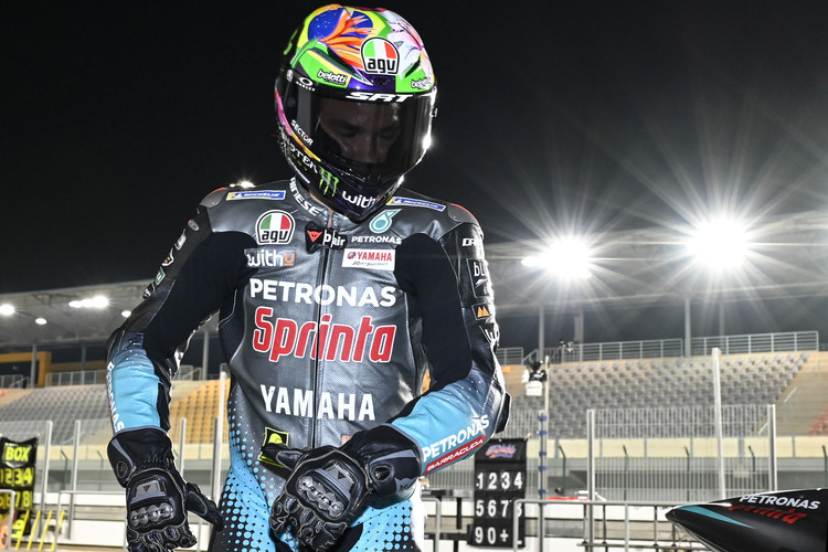 Franco Morbidelli war der schnellste Yamaha-Pilot am ersten IRTA-Testtag in Katar
