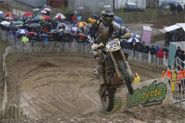 Clement Desalle wühlte sich durch den Matsch