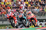 In der Anfangsphase: Marquez (93) hinter Dovizioso und Quartararo