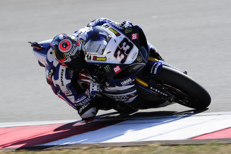 Marco Melandri 2011 auf der Yamaha R1