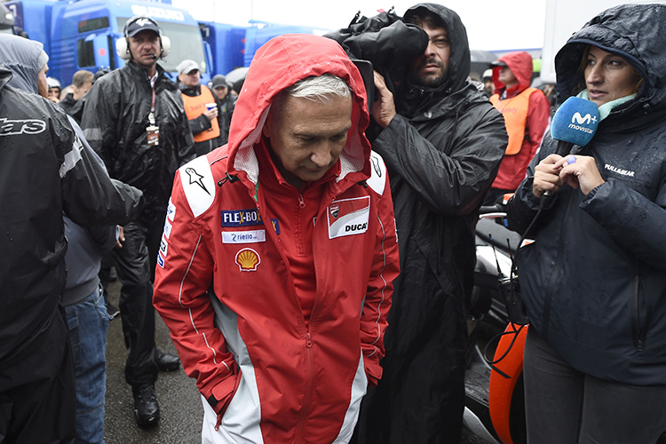 Davide Tardozzi in Silverstone