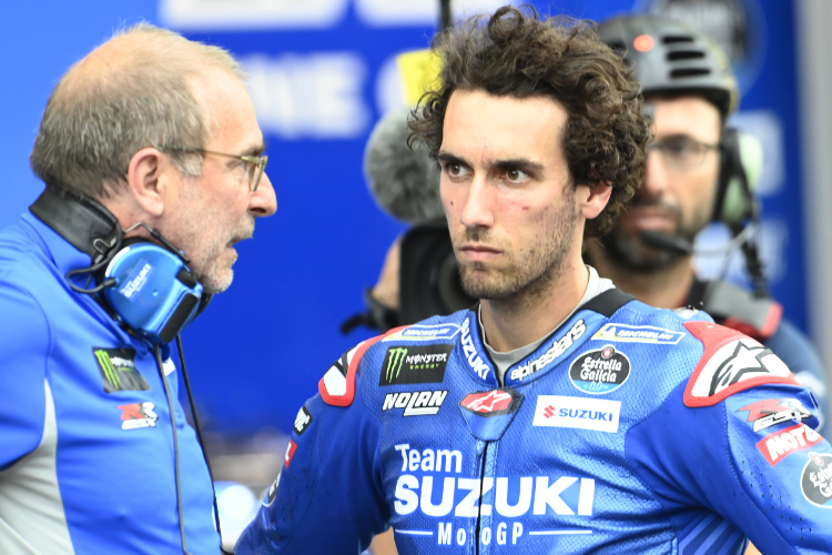 Alex Rins (re.) fand deutliche Worte