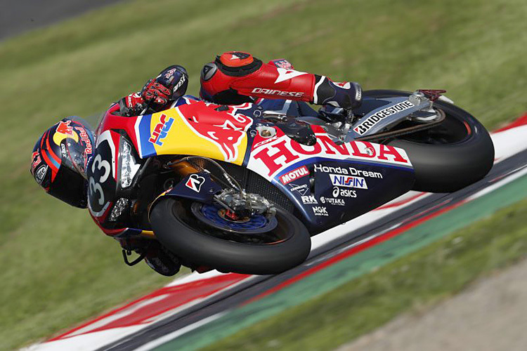 Stefan Bradl auf der Red Bull Honda