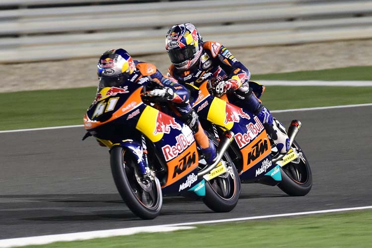 Brad Binder und Bo Bendsneyder zeigten am Samstag, wie perfektes Teamwork aussieht