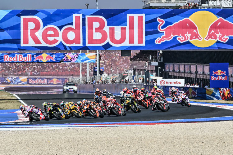 Start zum MotoGP-Hauptrennen in Misano