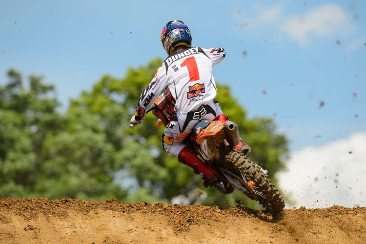 Ryan Dungey: Im zweiten Lauf zeigte er Justin Barcia den Rücken