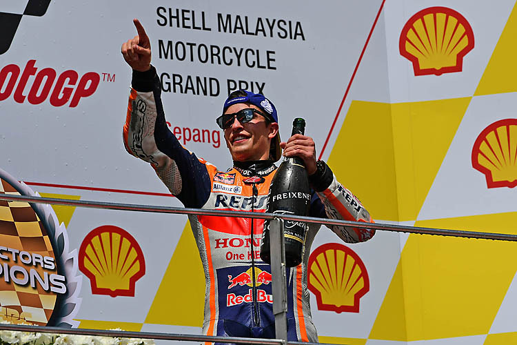 Marc Márquez musste in Malaysia kämpfen