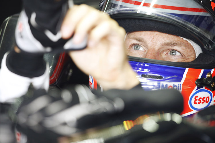 Jenson Button: Fremdkörper im Auge 