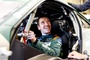 Michael Fassbender im Cockpit des Porsche 911 RSR