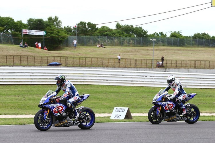 Alex Lowes (22) und Niccolo Canepa (59) bilden in Laguna Seca das Yamaha-Werksteam