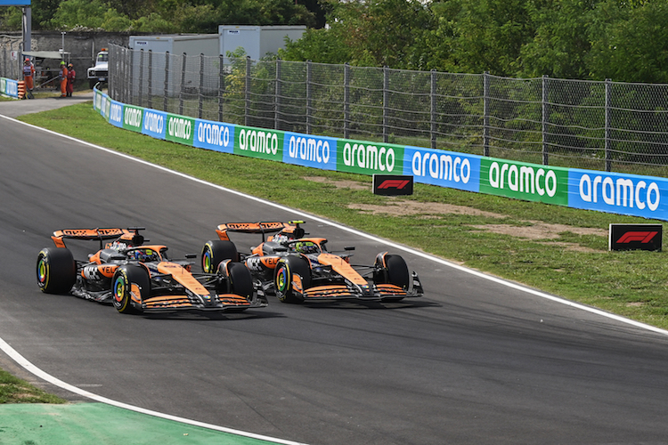 Piastri attackiert in Monza seinen McLaren-Stallgefährten Norris