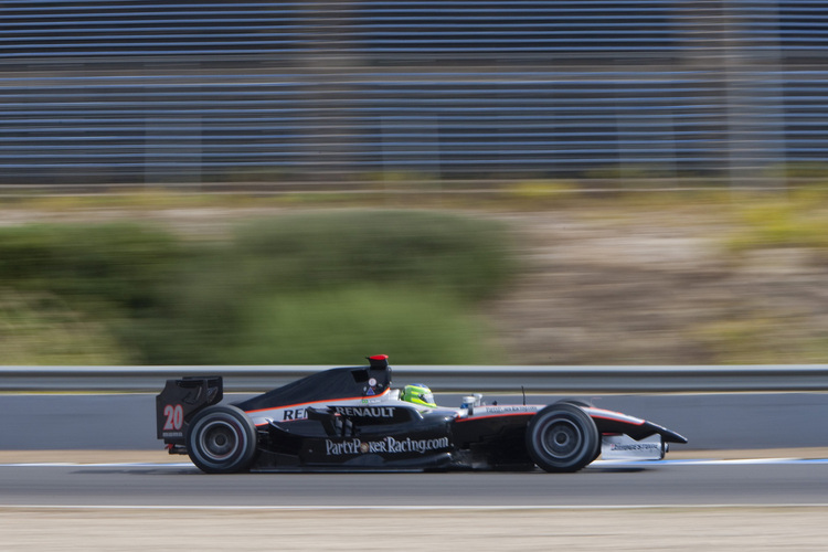 Alberto Valerio beim Jerez-Test