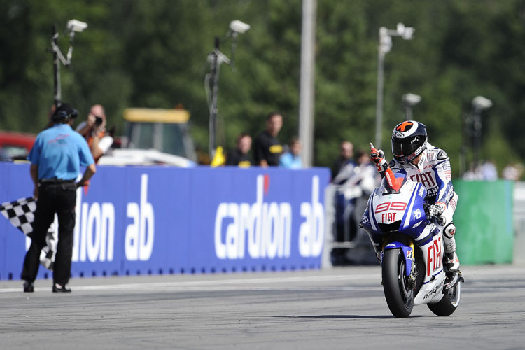 Jorge Lorenzo: Klarer Sieg 2009 in Indianapolis