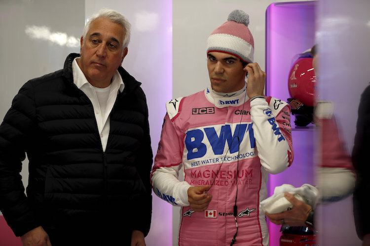 Lawrence Stroll mit seinem Sohn Lance