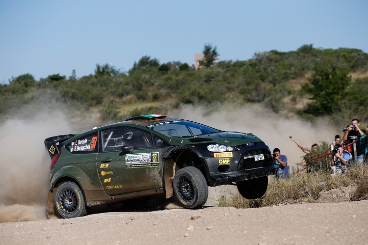 Lorenzi Bertelli in seinem Ford Fiesta RS WRC