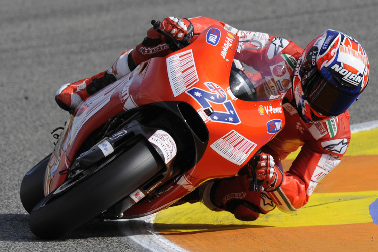 Casey Stoner war nach drei Tagen der Schnellste