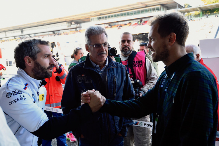 Timo Glock und Sebastian Vettel