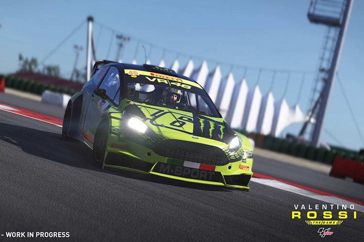 Auch Rossis Erfolge bei der Monza Rally Show sind im Game enthalten