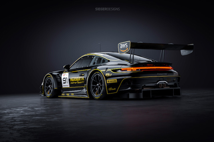 Herberth Motorsport geht mit einem Porsche 911 GT3 R im Retrodesign an den Start