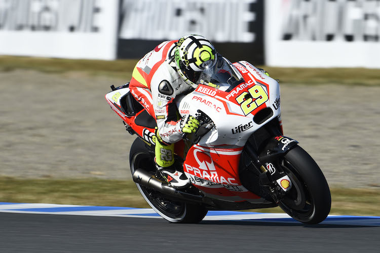 Andrea Iannone spürt, dass er auf Phillip Island mit der Ducati GP14.2 viel erreichen kann