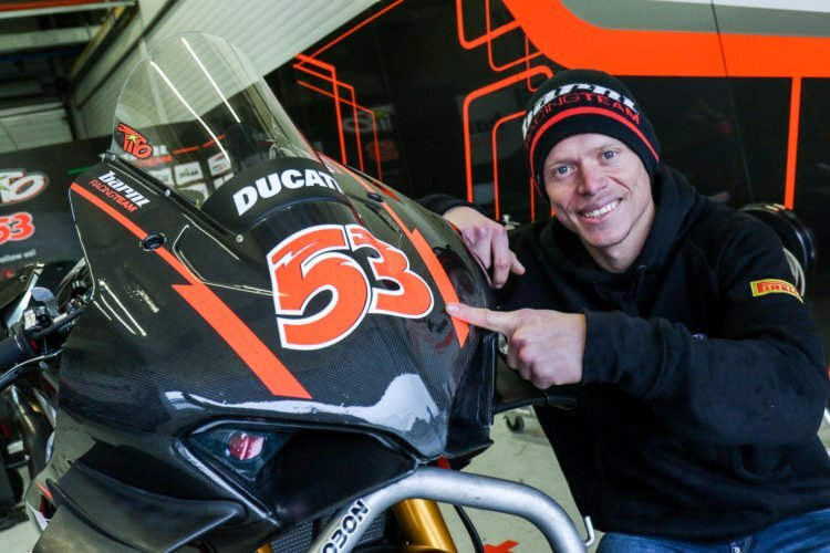 Tito Rabat mit seiner Ducati V4R