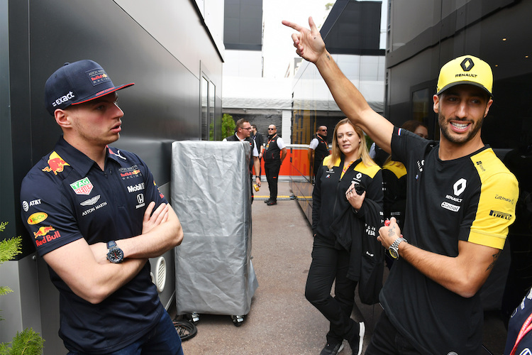 Daniel Ricciardo und Max Verstappen