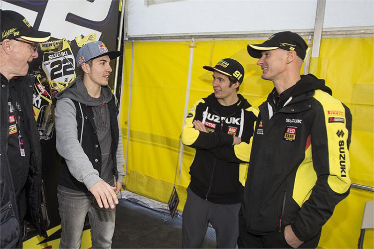Maverick Viñales will auch selbst mit den Motocross-Piloten von Suzuki trainieren