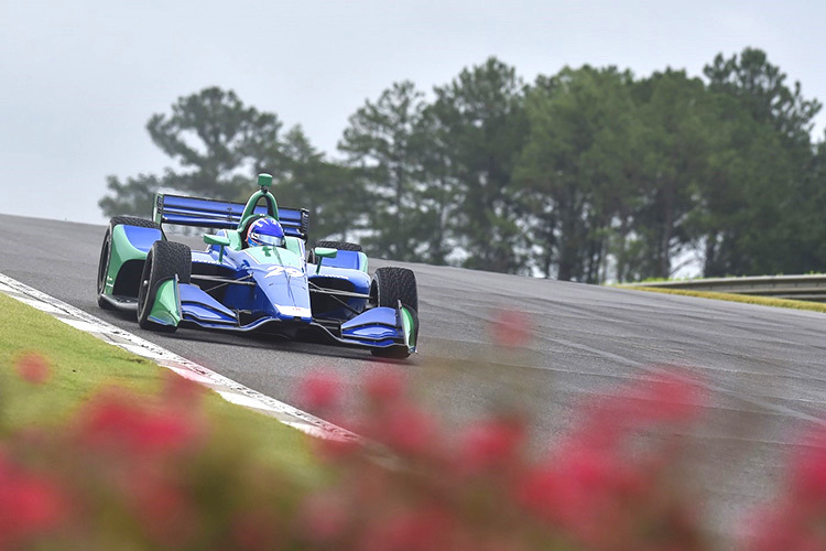 Fernando Alonso beim IndyCar-Test in Alabama