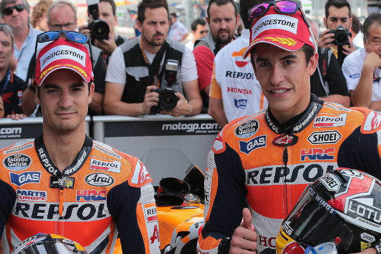 Dani Pedrosa und Marc Márquez