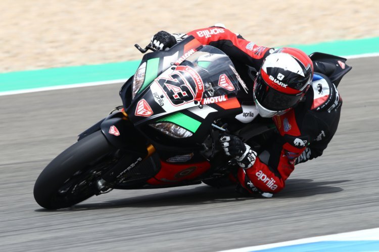 Chris Ponsson setzte in der Superbike-WM 2020 die alte Aprilia RSV4 mit 1000 ccm ein