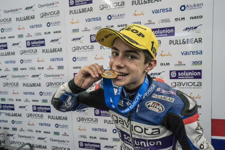 European Talent Cup-Sieger David Alonso