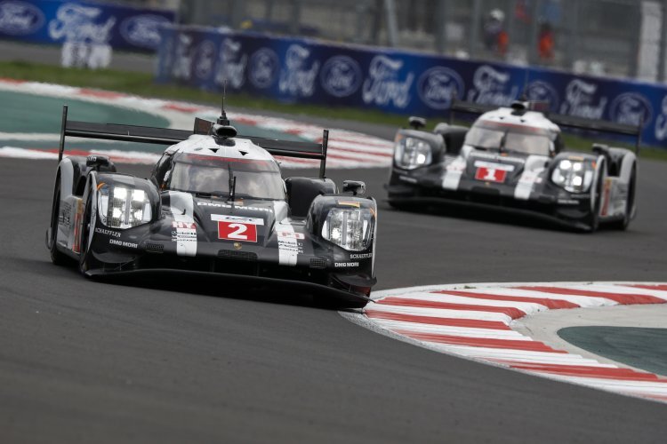 Die beiden Porsche 919 Hybrid liegen in Mexiko in den freien Trainings in Front