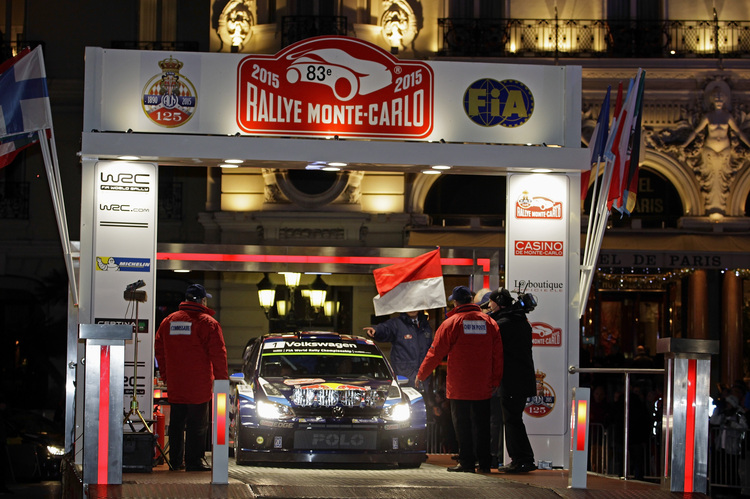 Start zur Rallye Monte Carlo