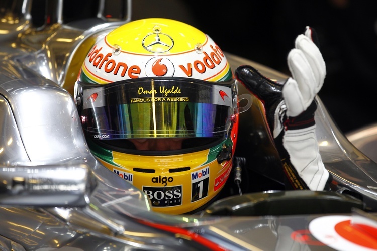 Lewis Hamilton im Abschlusstraining.