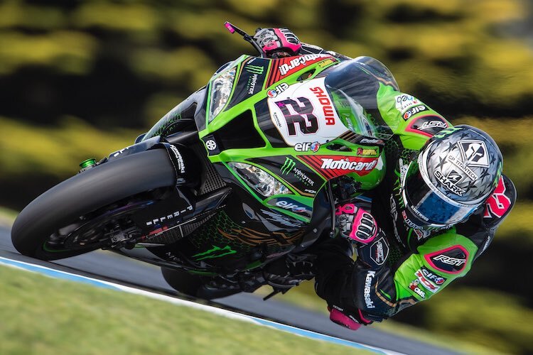 Alex Lowes auf seiner Kawasaki ZX10R