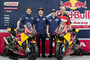 Teammanager Ronald ten Kate, Nicky Hayden, Stefan Bradl und Honda-Manager Marco Chini (v.l.)