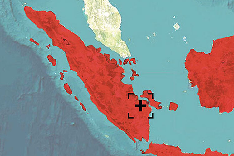 Palembang liegt an der Ostküste von Indonesien