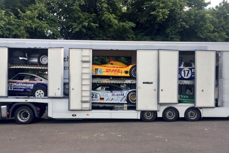 Porsche liefert diverse historische Rennwagen für das Goodwood Festival of Speed an