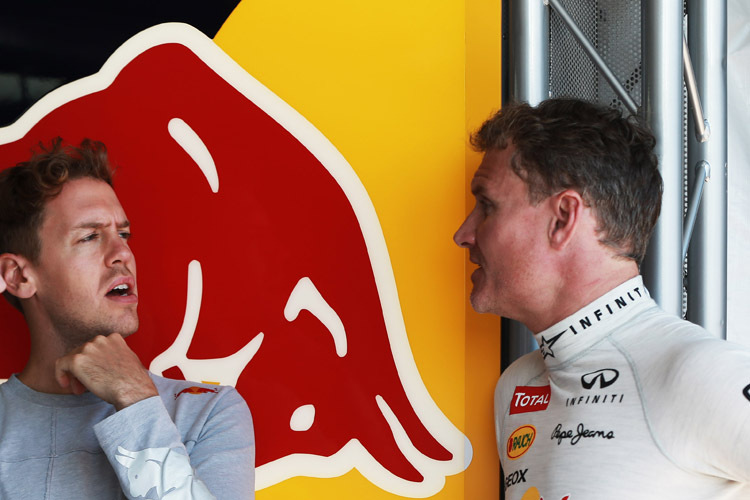 Respekt vor dem Nachfolger: David Coulthard wurde bei Red Bull Racing von Sebastian Vettel abgelöst