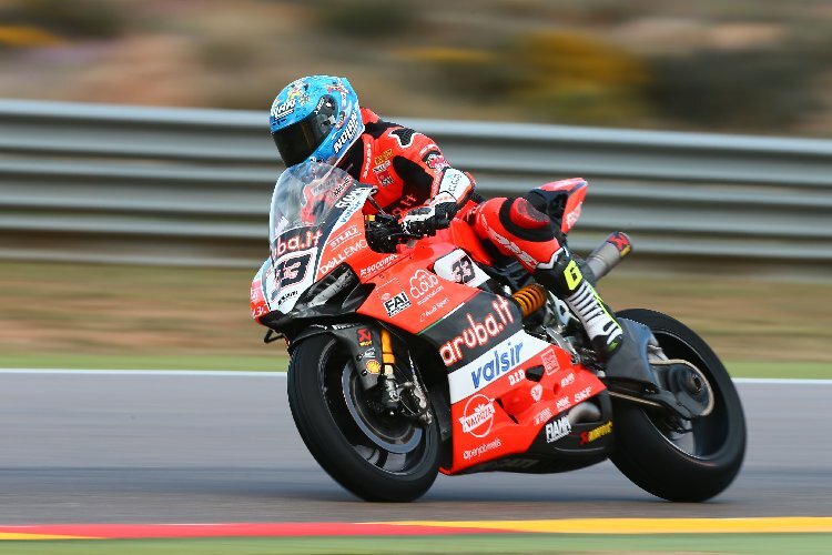 Wenn Marco Melandri für sich fahren konnte, hatte er keine Fahrwerksprobleme