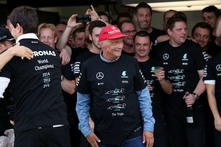 Niki Lauda: «Gott sei dank haben wir es geschafft»
