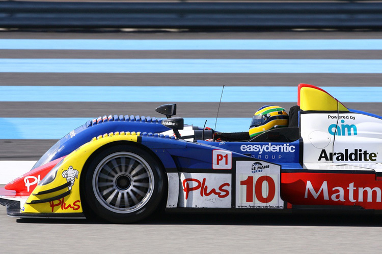 Legendärer Helm im Oreca-Courage: Bruno Senna