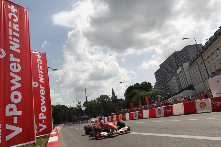 Felipe Massa drehte in Warschau gleich 20 Runden